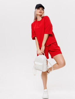 Костюм женский К-205 (футер с лайкрой) Оливковая