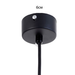 Светильник подвесной «Кельна» LED 5 Вт 4000К черный 4×4×33.5-133.5 см