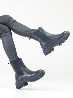 Челси 360.P.466bl.Черный макс/Шерсть