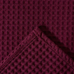 Полотенце вафельное Этель 70*140 см. цв.темная сирень, 100% хл, пл 240 г/м2  фото 3