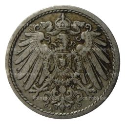 5 пфеннигов 1908 года A Германия