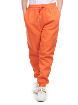 M049 ORANGE Брюки спортивные женские на флисе (100% хлопок) 7986 - Fashion фото 2