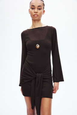 Vestido con lazada - H&m фото 5