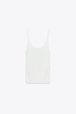 FITTED KNIT TOP - Zara фото 5