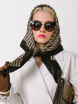 Большой, мягкий, тонкий и очень нежный двусторонний платок - Tantino фото 6