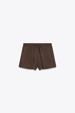 MINI SHORTS WITH DRAWSTRING - Zara фото 5