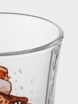 Цена за 12 шт. Кружка Глинтвейн. Новогодние игрушки, 250 мл, стекло, рисунок МИКС