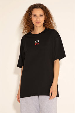 Мужская черная футболка - U.s. polo assn фото 10