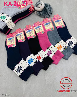 Женские махровые носки, 12 пар - Bruno фото 2