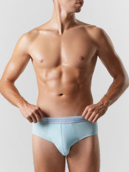 Цена за 2 штуки! Трусы плавки мужские голубые - Mark formelle фото 2