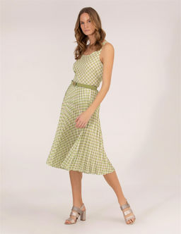 Ye_il Pileli Etek - Pierre cardin фото 3
