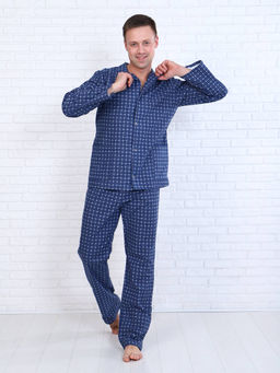 Пижама мужская,модель203,фланель (Альберто, вид 5) - Ивановотекстиль фото 2