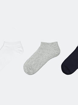 Kad?n D?z Patik ?orap 3l?