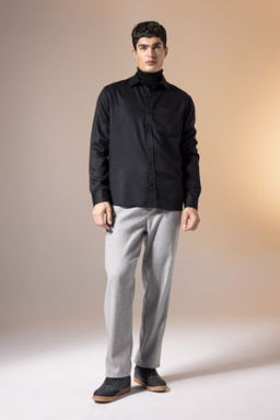 Pantolon Relax Fit Beli Bagc?kl? Cepli Basic Duz Duz Paca