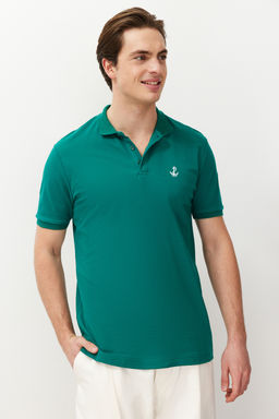 TRENDYOL MAN Tas Regular K?sa Kol Dokulu %100 Pamuk Polo Yaka T-shirt TMNSS23PO00031 - Trendyolmilla фото 22