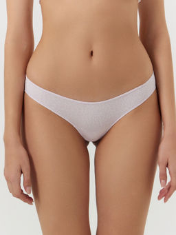 Цена за 2 штуки! Трусы бразилиана женские лиловые в наборе, 3 шт - Mark formelle фото 2