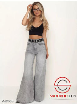 Джинсы с высокой посадкой