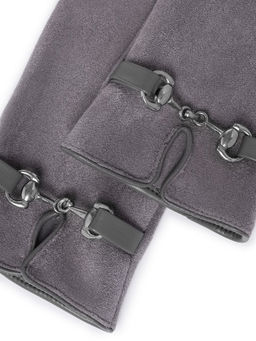 Перчатки жен флис LB-CP-138 grey