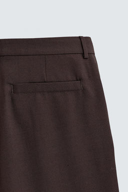 WOOL SUIT TROUSERS - Zara фото 9