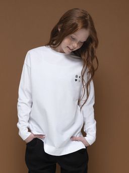 PELICAN, джемпер для девочек, Белый  фото 5