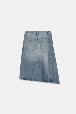 DENIM TRF MINI SKIRT - Zara фото 8