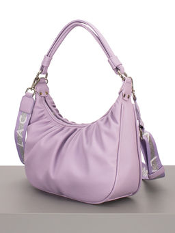 LACCOMA сумка Долорес-ЛЦ802-сиреневый эко кожа хлопок фото 5