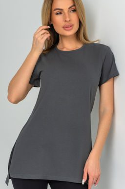 Удлиненная женская футболка с разрезами Happyfox - Happy fox фото 12