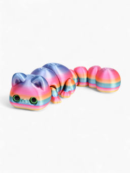 3Д - печатная игрушка Кошка, подвижная, цвет МИКС - Simaland фото 10