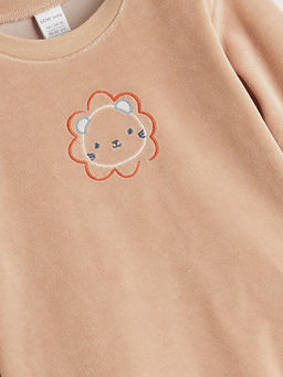 ?izgili Erkek Bebek Sweatshirt ve Pantolon 2li