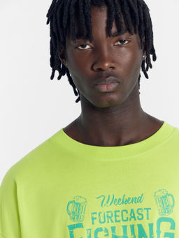 Футболка Mark Formelle хлопок зеленый лайм  фото 5