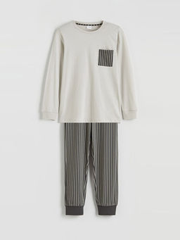 Bisiklet Yaka Erkek ?ocuk Pijama Tak?m?