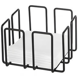 _Салфетница маленькая (13,5*13,5*9,5см) черная арт. АЛТ 417СЧ