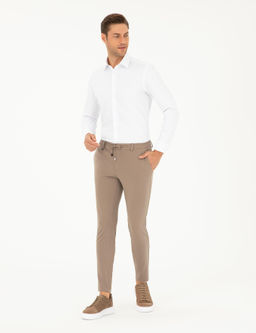 Beyaz Slim Fit Arm_rl_ Uzun Kollu G_mlek