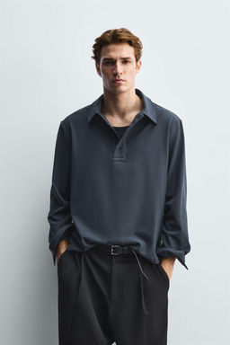 FLOWING POLO SHIRT - Zara фото 2