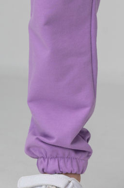 Брюки для девочки из футера двухнитки Bonito  фото 5