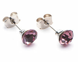 Серьги-гвозди PR1104 рыжий - Mini maxi фото 7