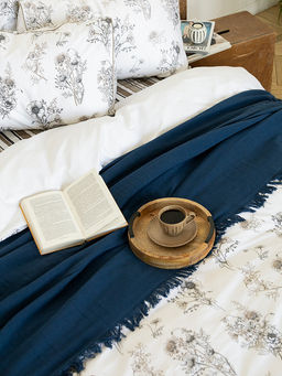 Плед 150x200 синий - Denastia фото 2