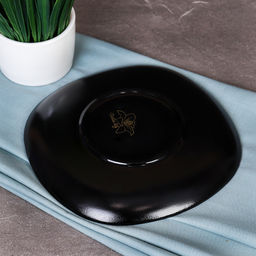 Блюдце 150 мм черное квадратное BFB220C-12 (BLACK) /уп 8/ - ГалеонТрейд фото 2