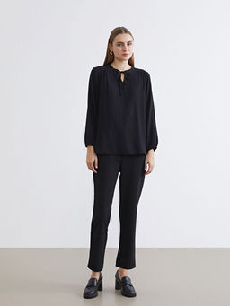 Beli Lastikli Havu? Kesim Kad?n Pantolon