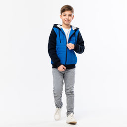RODOS Куртка детская мембрана демисезон М-222 (Детская/М) Тёмно-голубой/Синий