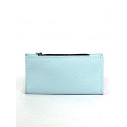 Портмоне женское Croco-ПР-1052 натуральная кожа 3 отд, 5 карм, голубой св флотер (20) 262763 фото 2
