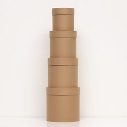 Набор коробок 4в1 Крафт однотонный, 20 х 20 см - 15х 15 см - UPAK LAND фото 2