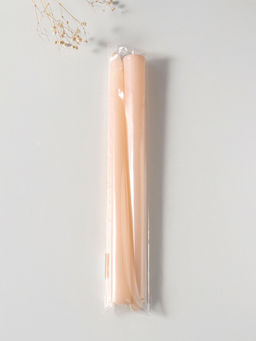 Цена за 2 шт. Свеча античная 25 см (набор 2 шт) 58 гр, 7 ч, цв. слон. кость