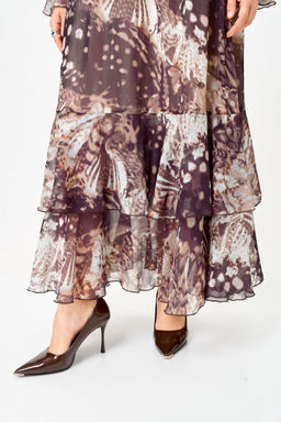 Платье Anastasia Mak 1280 Бежево-коричневый фото 9