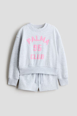 Conjunto de 2 piezas en tejido sudadera