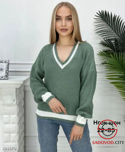 Свитер женский с V-вырезом - Bruno фото 3