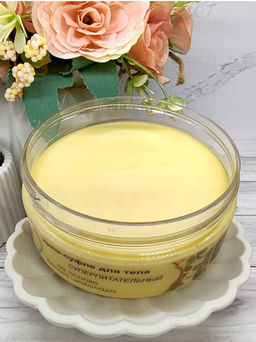 Крем-суфле для тела СУПЕРПИТАТЕЛЬНЫЙ на основе БЕЛОГО ШОКОЛАДА Код 5930 - вес 150 г