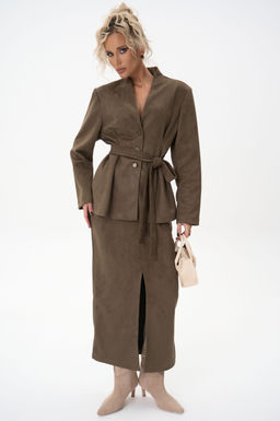 Юбка Майли (оливковый) - Эльза фото 8