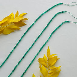 Бусины для украшений из зеленого Агата тон.