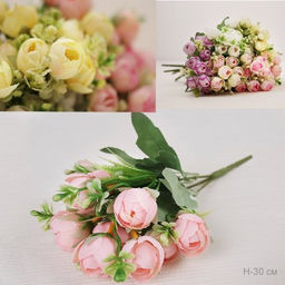 Цена за 2 шт. Цветок искусственный 30 см / W37261 /уп 2/150/600/